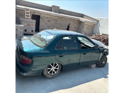 Hyundai Accent Yumurta Kasa 1997 sağ arka kapı yeşil